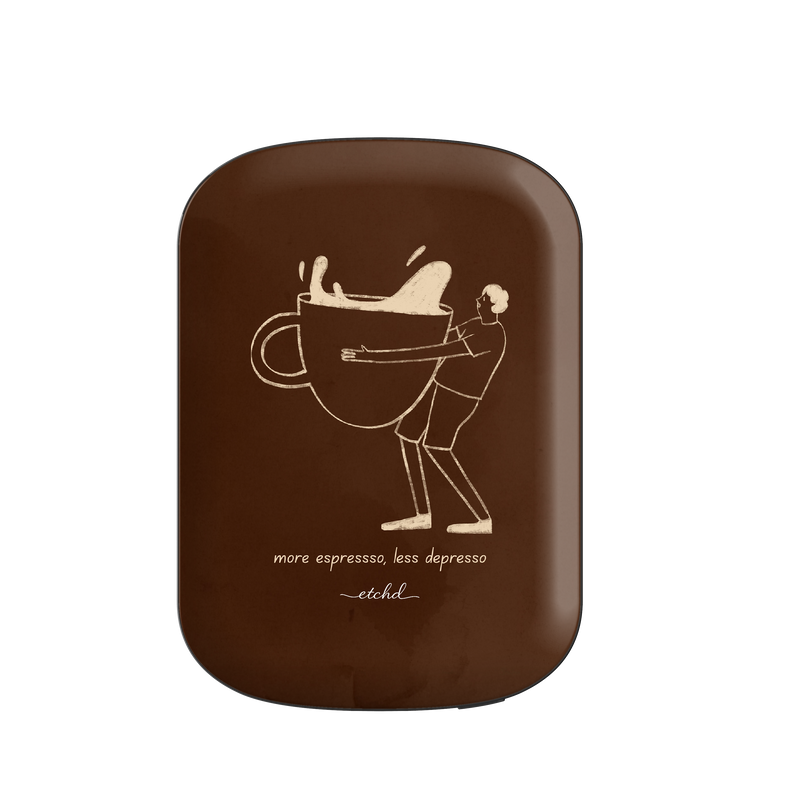 Gentlemen Espresso Magnetic Powerbank by etchd