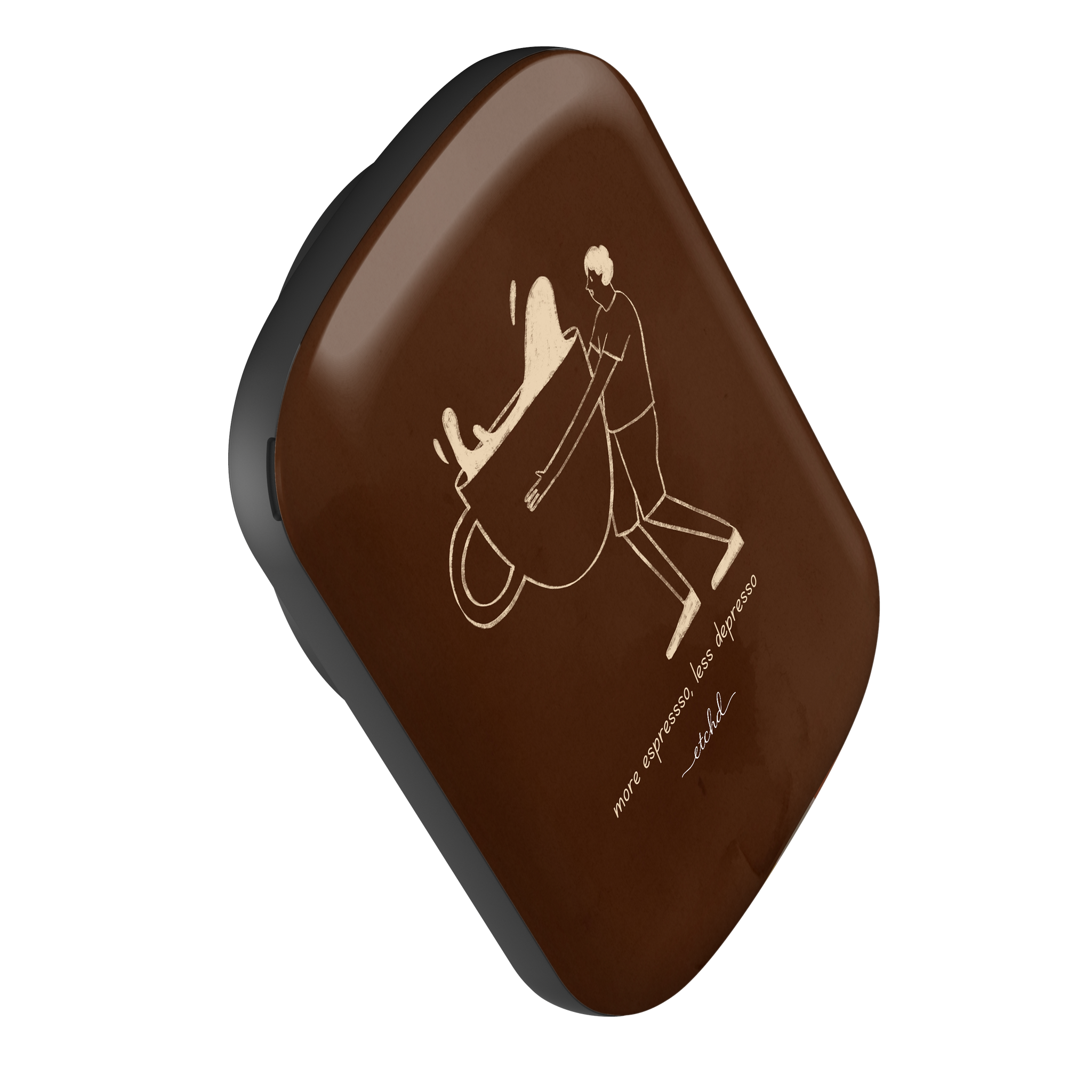 Gentlemen Espresso Magnetic Powerbank by etchd, view 2