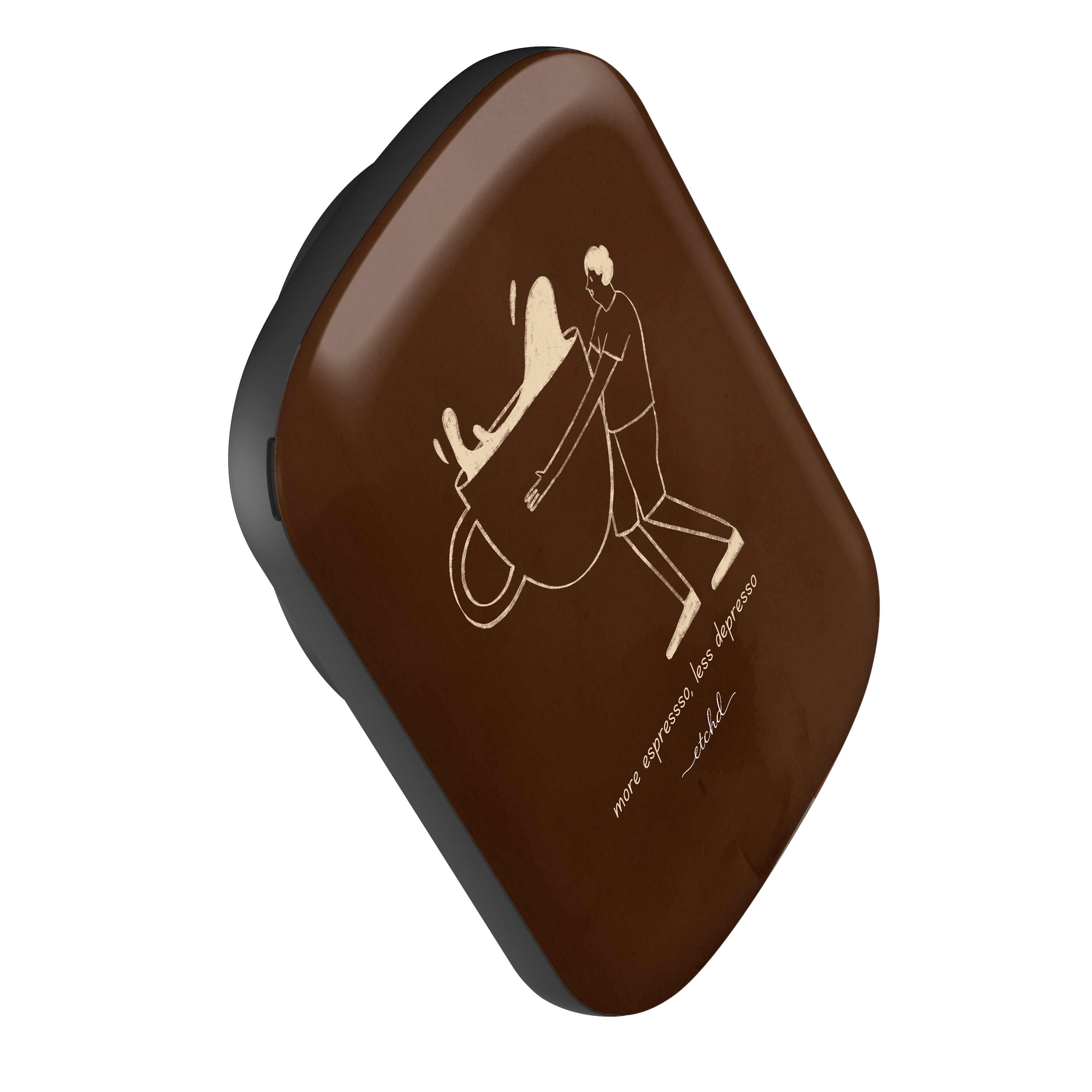 Gentlemen Espresso Magnetic Powerbank by etchd, view 2