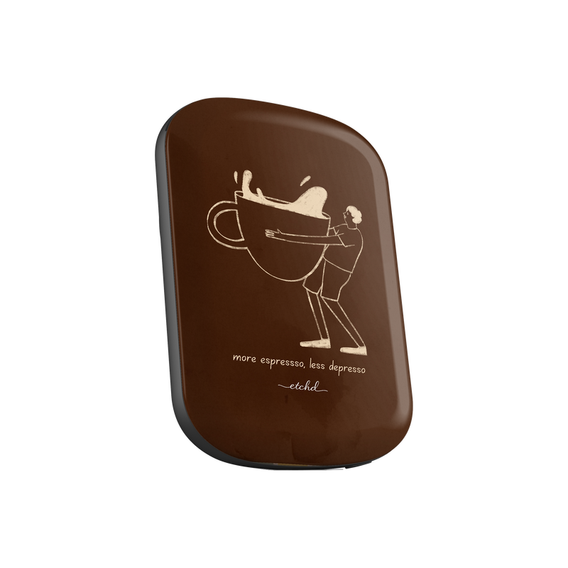 Gentlemen Espresso Magnetic Powerbank by etchd, view 3