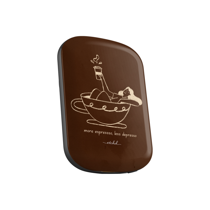 Ladies Espresso Magnetic Powerbank by etchd, view 2