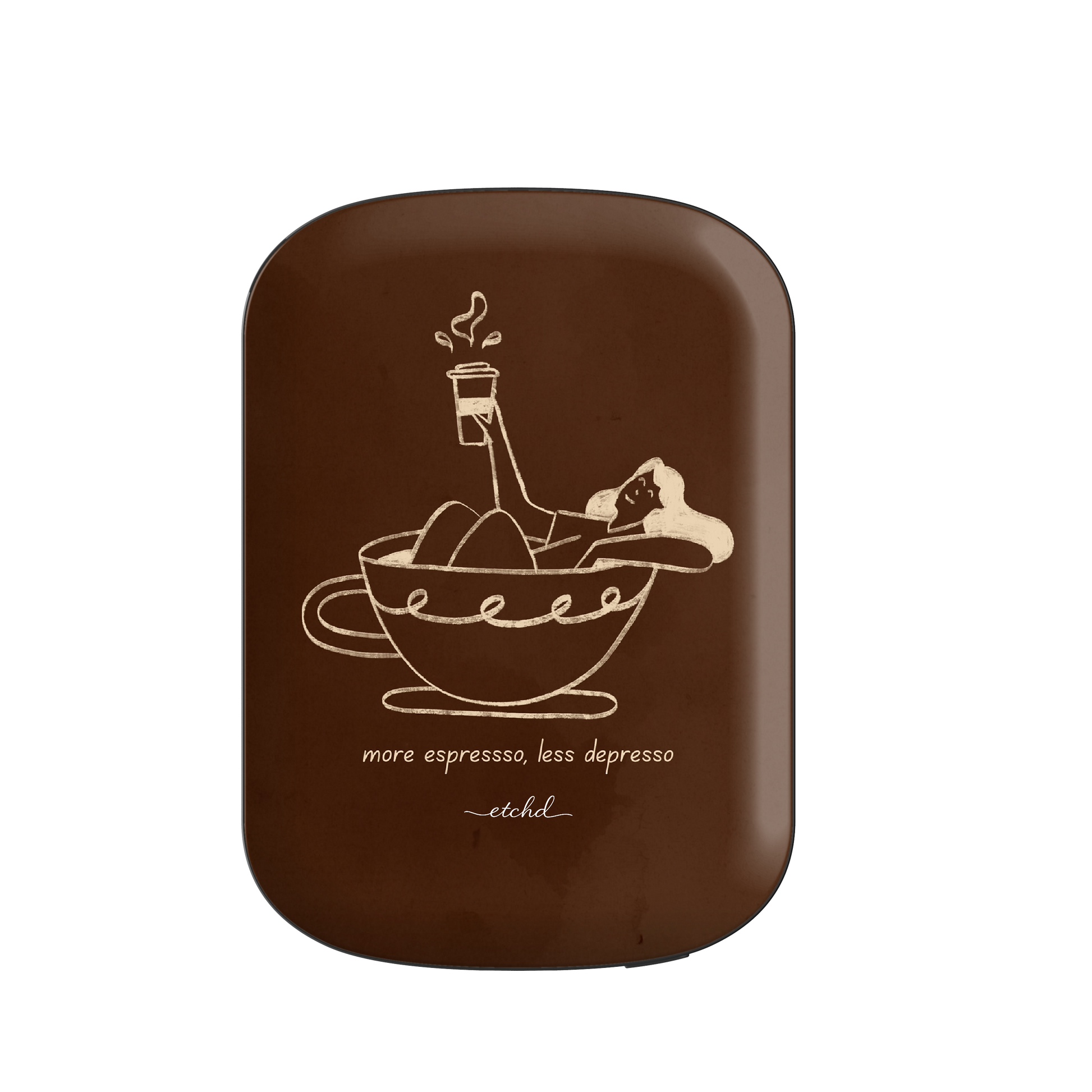 Ladies Espresso Magnetic Powerbank by etchd
