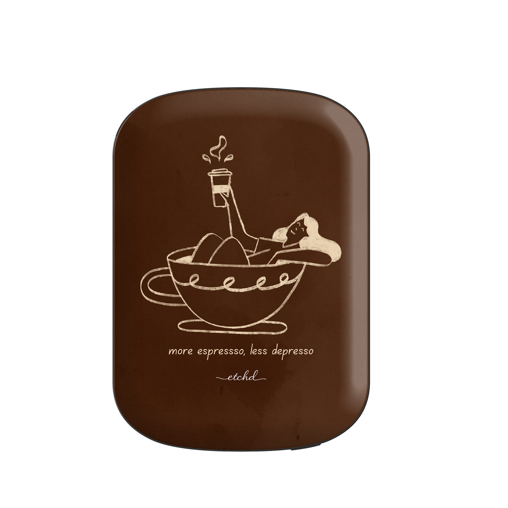 Ladies Espresso Magnetic Powerbank by etchd