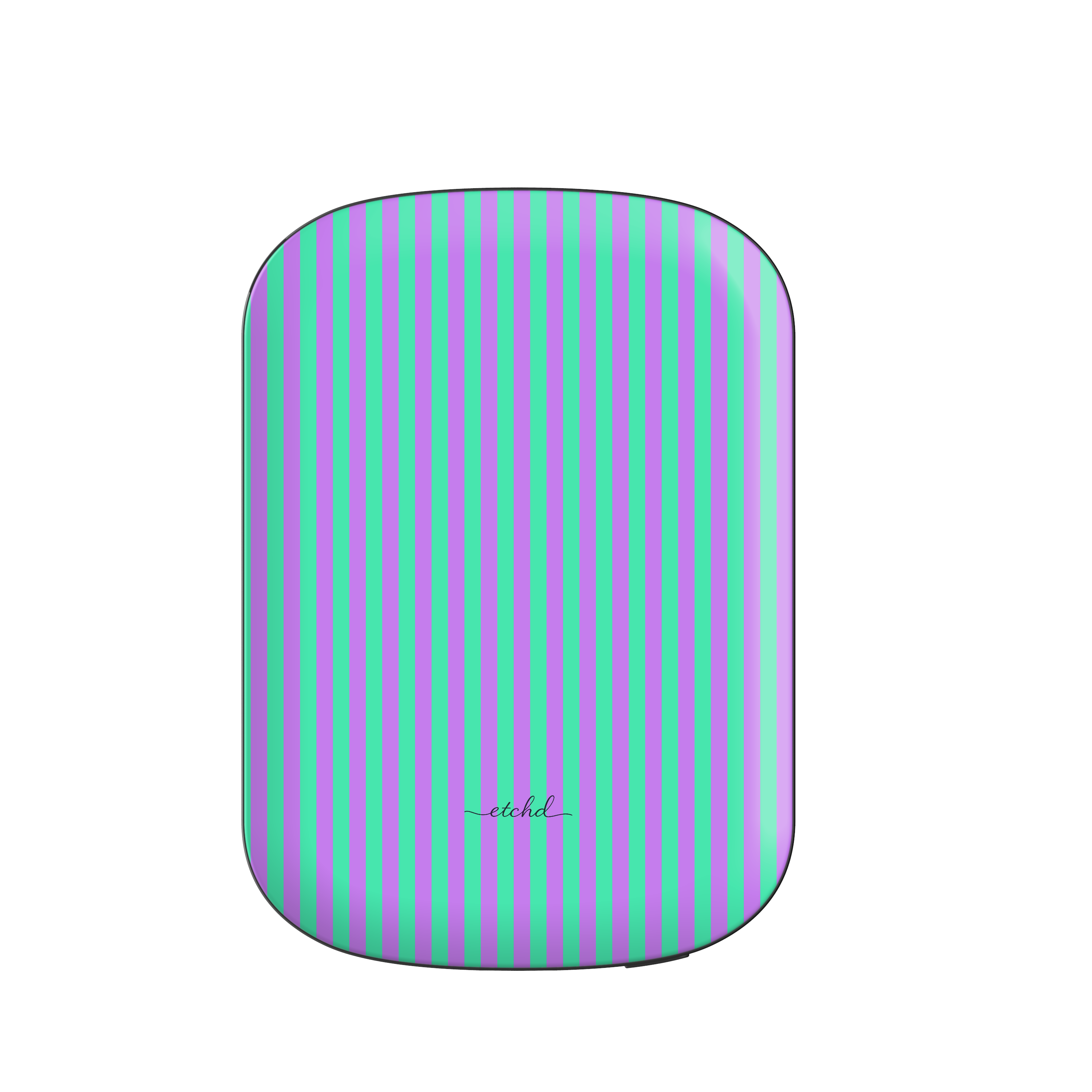 Lilac And Hypermint Magnetic Powerbank by etchd