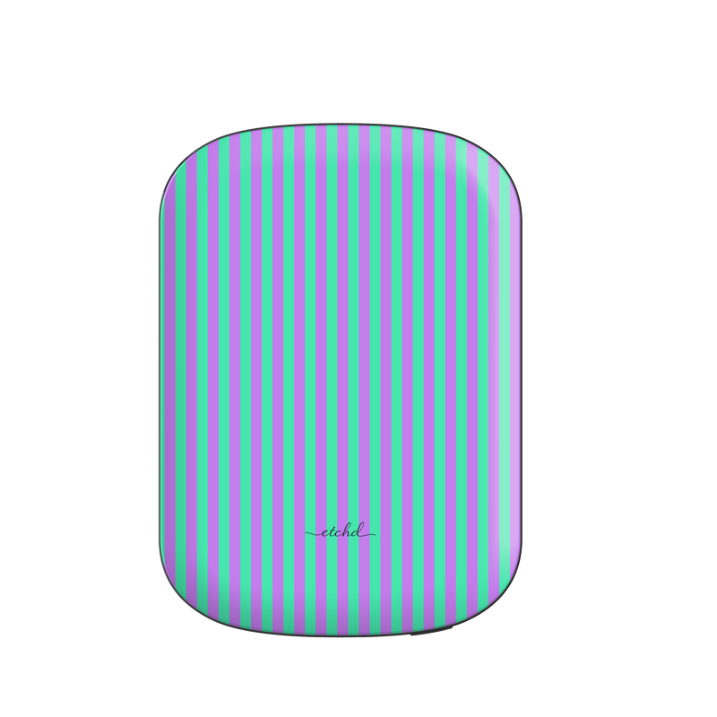 Lilac And Hypermint Magnetic Powerbank by etchd