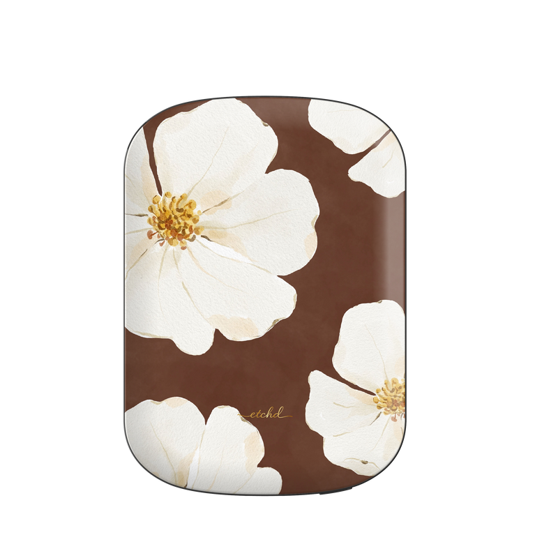 Mocha Blossom Magnetic Powerbank by etchd