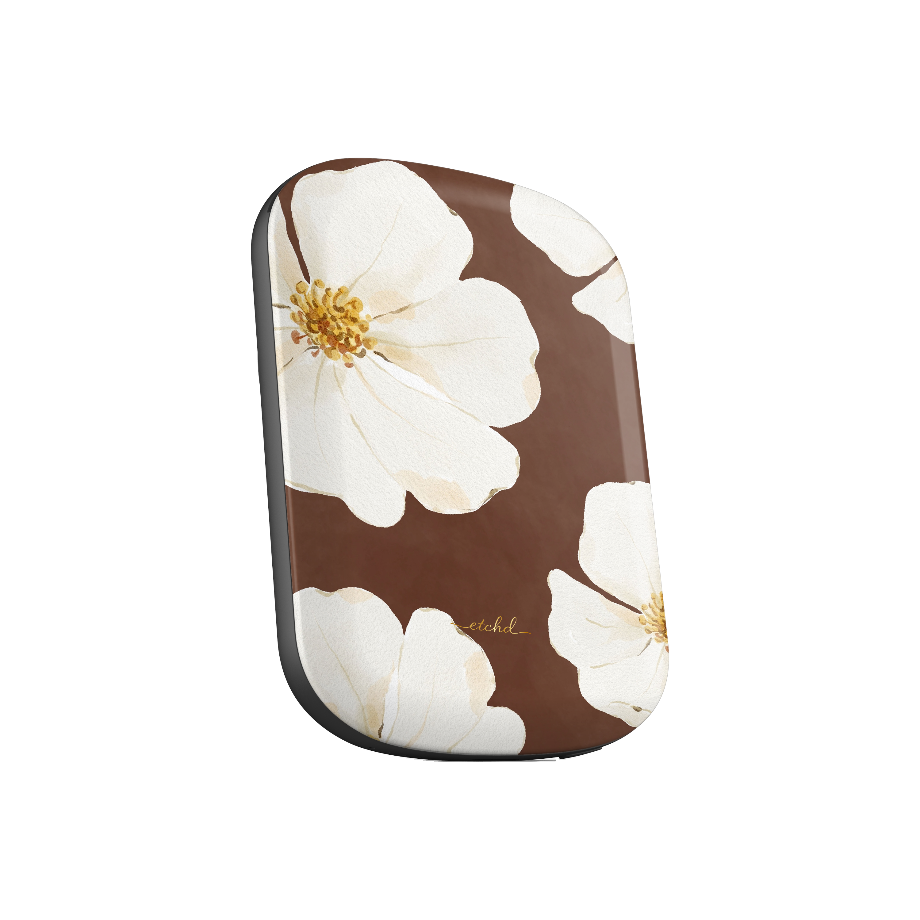 Mocha Blossom Magnetic Powerbank by etchd, view 2