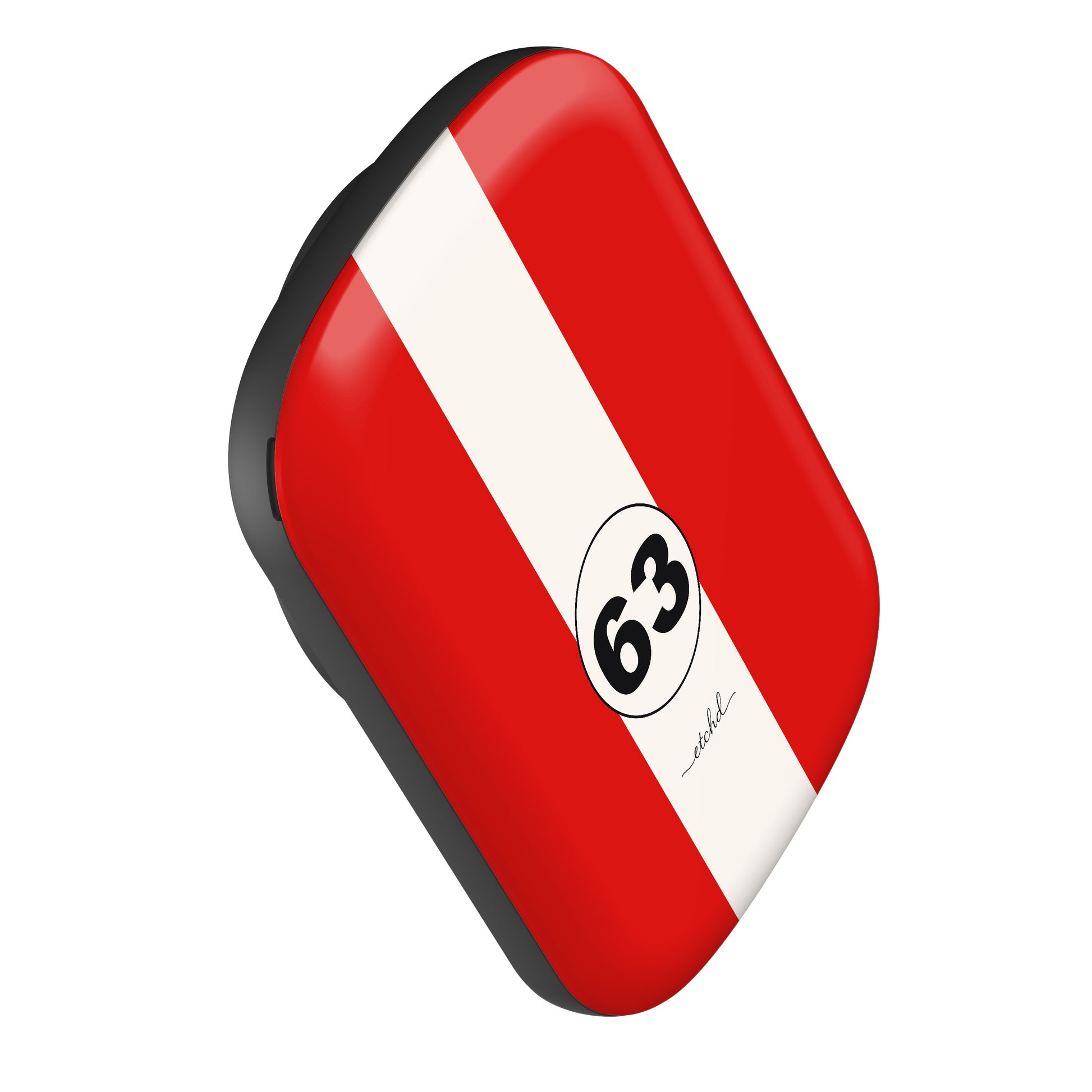 Monza Red Magnetic Powerbank by etchd, view 3