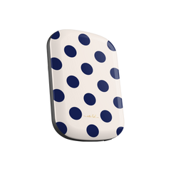 Navy & Cream Polka Dot Magnetic Powerbank by etchd, view 2