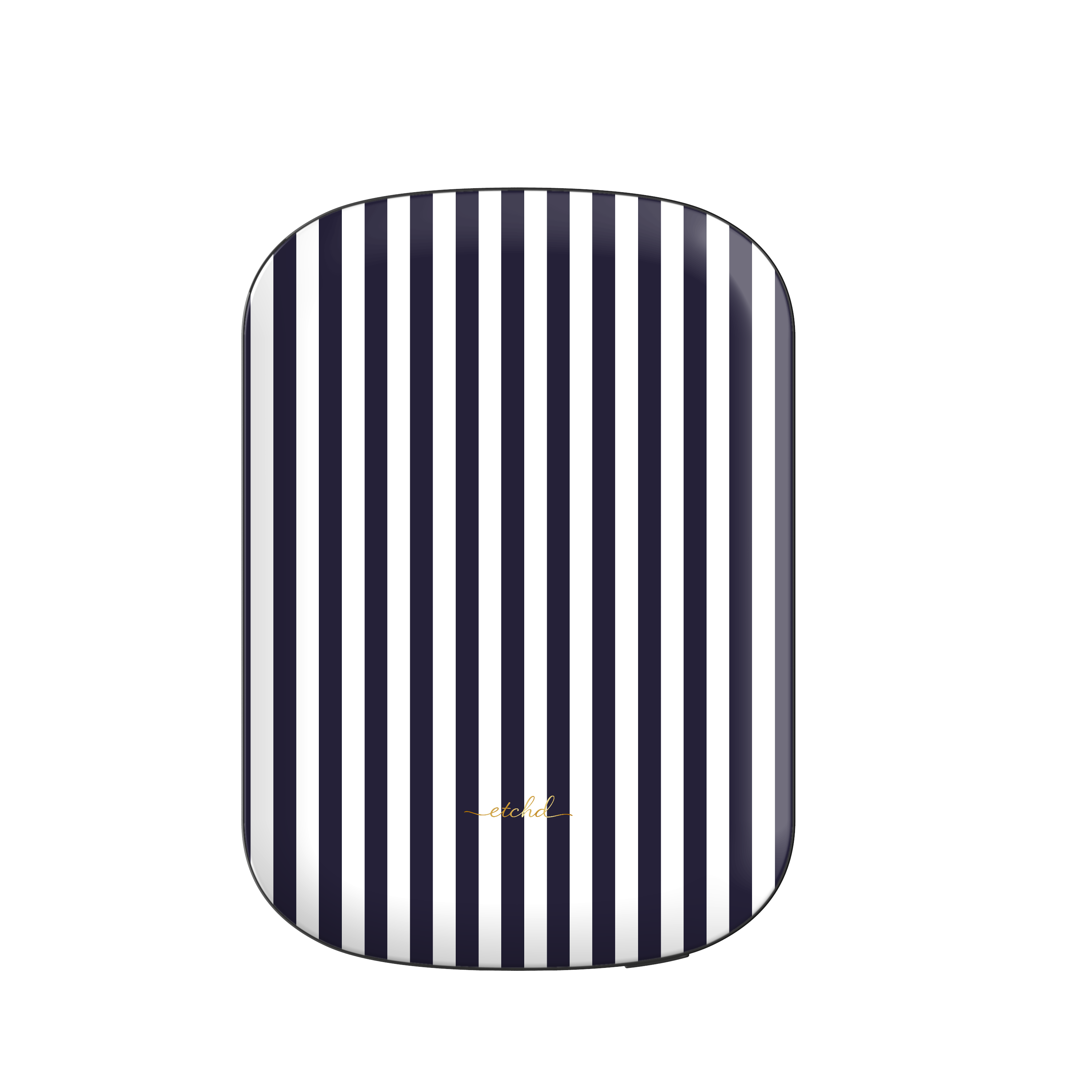 Navy And White Magnetic Powerbank by etchd