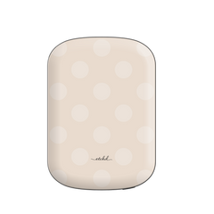 Neutral Polka Dot Magnetic Powerbank by etchd