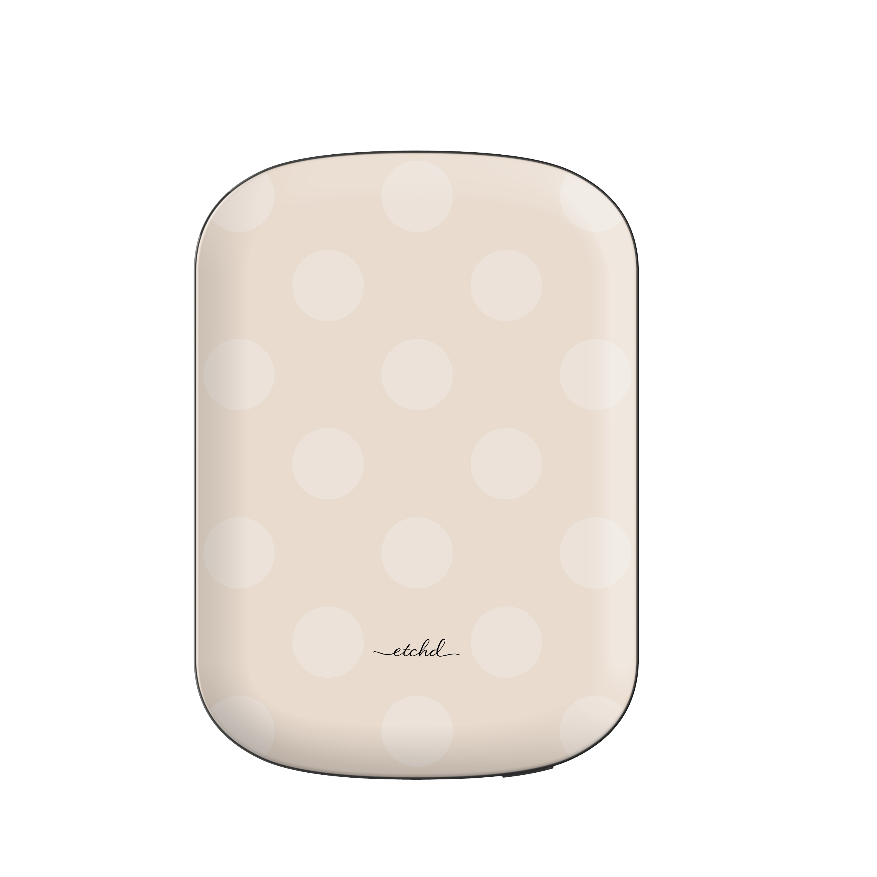 Neutral Polka Dot Magnetic Powerbank by etchd