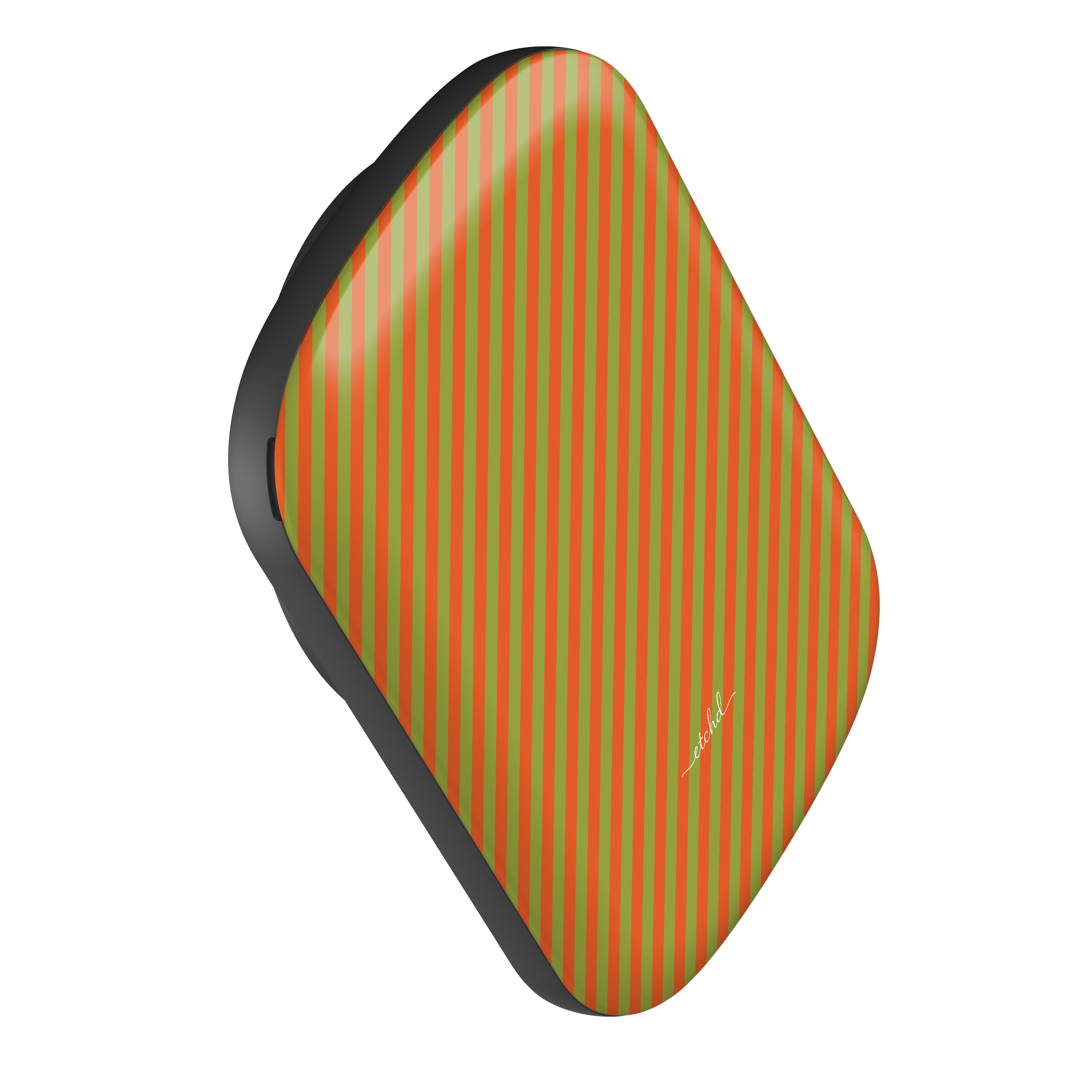 Persimmon And Wasabi Diagonal Magnetic Powerbank by etchd, view 2