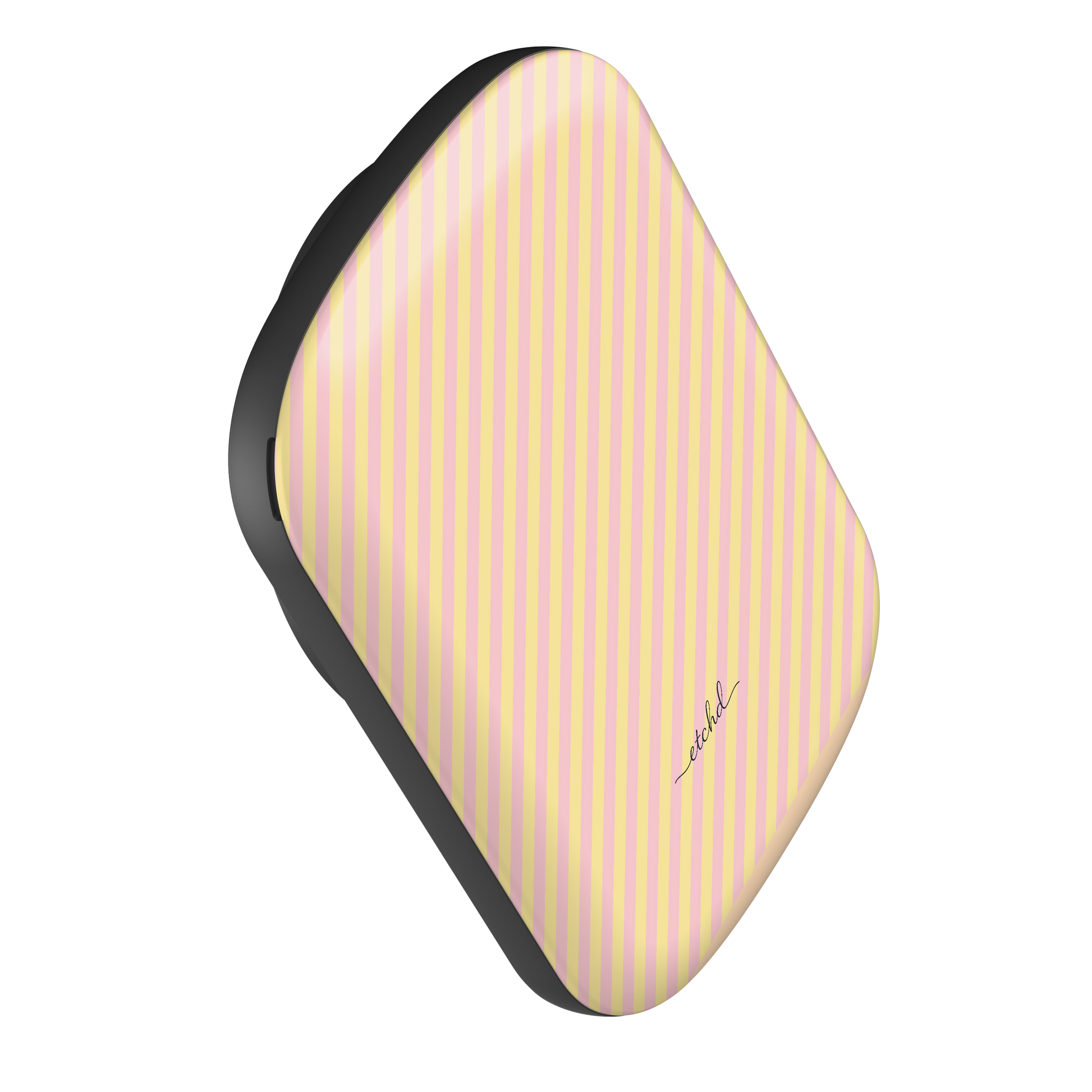 Pink And Butter Diagonal Magnetic Powerbank by etchd, view 3