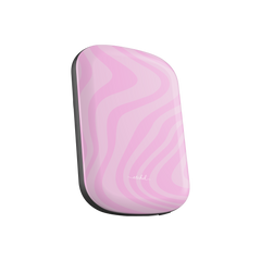 Pink Curved Lines Magnetic Powerbank by etchd, view 2