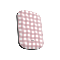 Pink Gingham Magnetic Powerbank by etchd, view 2