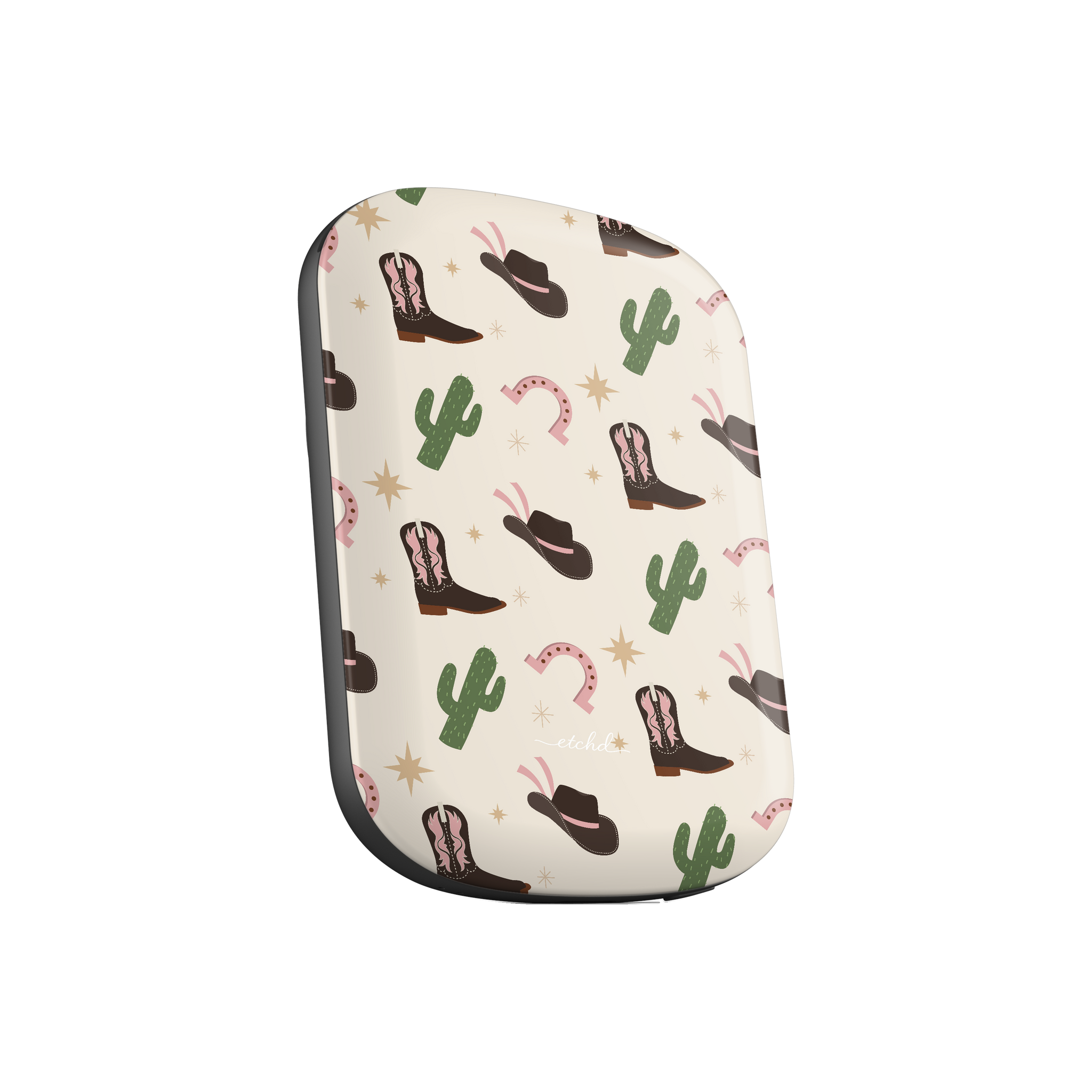Pink Western Magnetic Powerbank by etchd, view 2