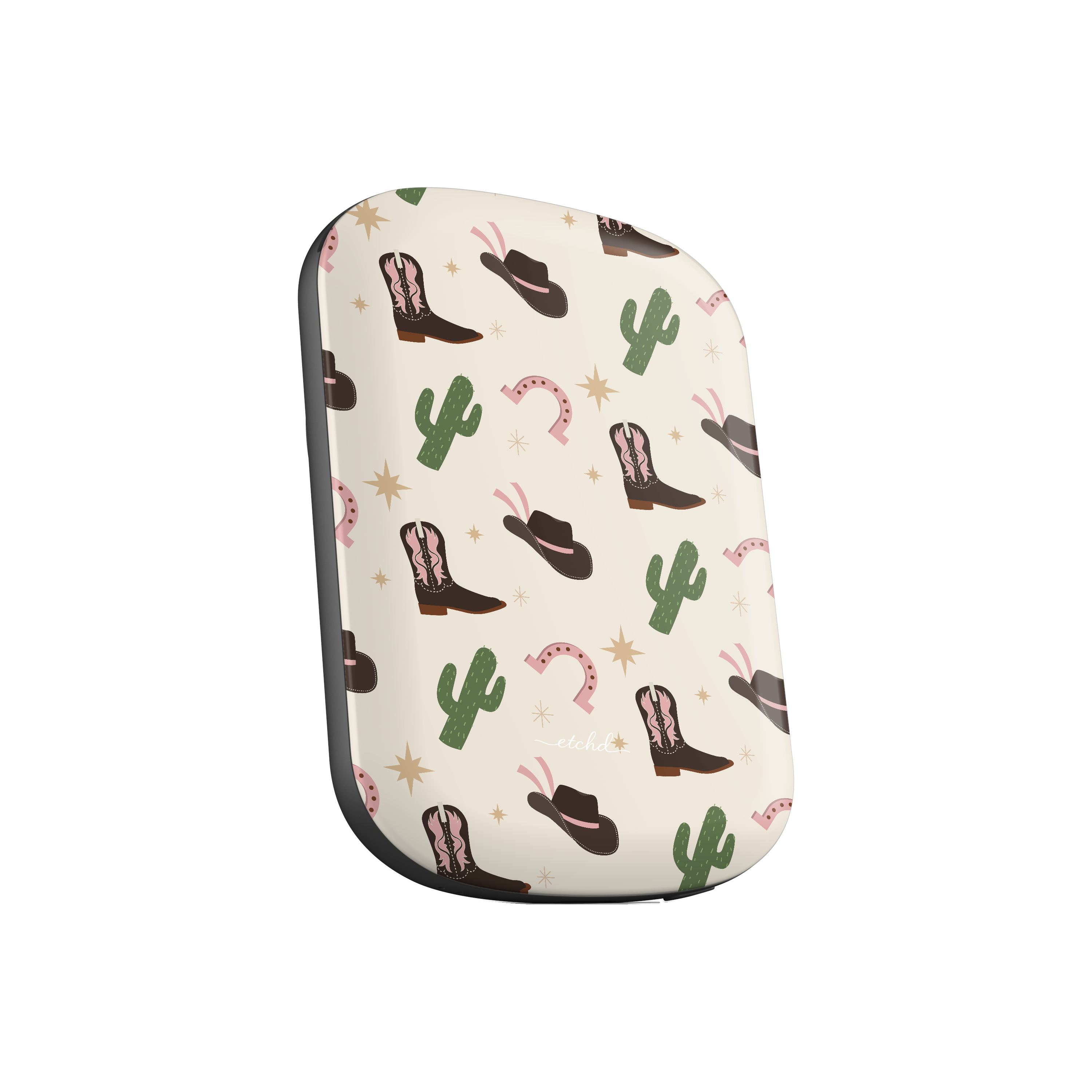 Pink Western Magnetic Powerbank by etchd, view 2
