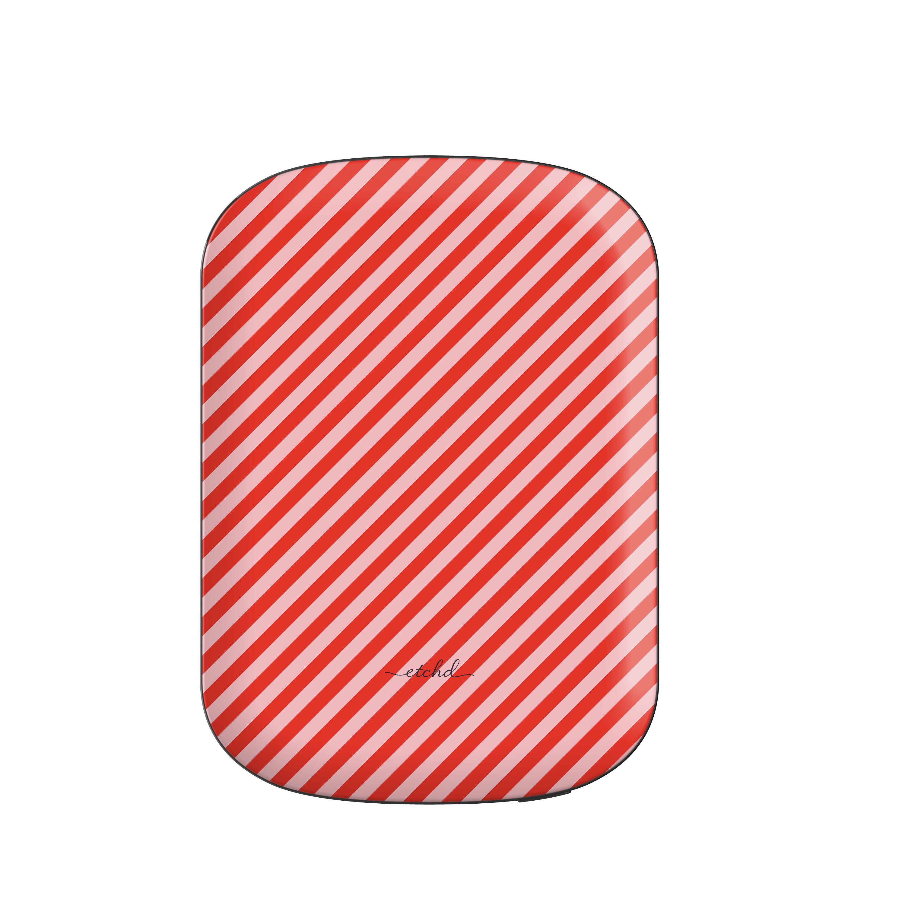 Poppy And Blush Diagonal Magnetic Powerbank by etchd