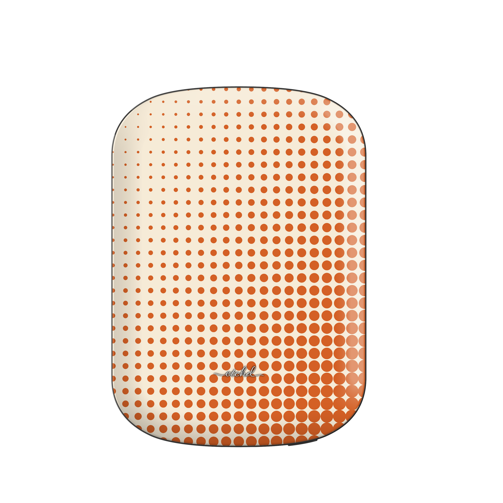 Tangerine Halftone Magnetic Powerbank by etchd