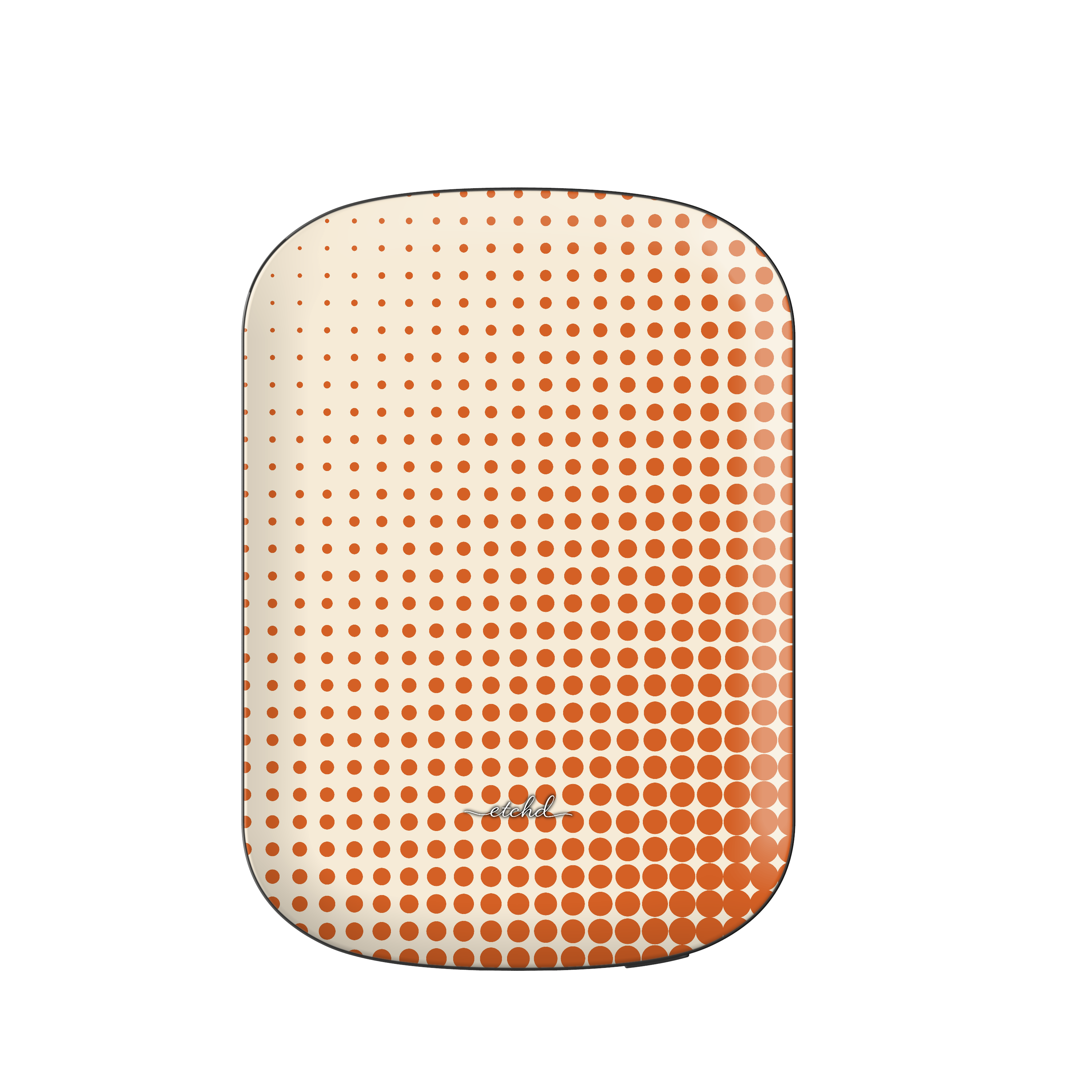 Tangerine Halftone Magnetic Powerbank by etchd