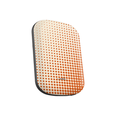 Tangerine Halftone Magnetic Powerbank by etchd, view 2