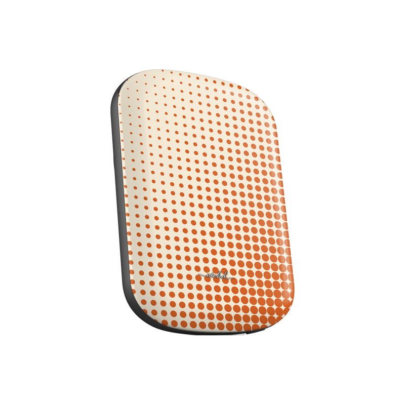Tangerine Halftone Magnetic Powerbank by etchd, view 2
