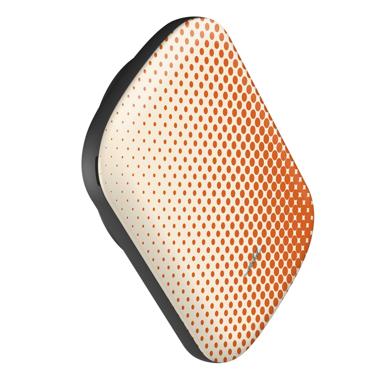 Tangerine Halftone Magnetic Powerbank by etchd, view 4