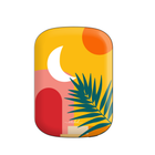 Tropical Sunset Powerbank magnetico