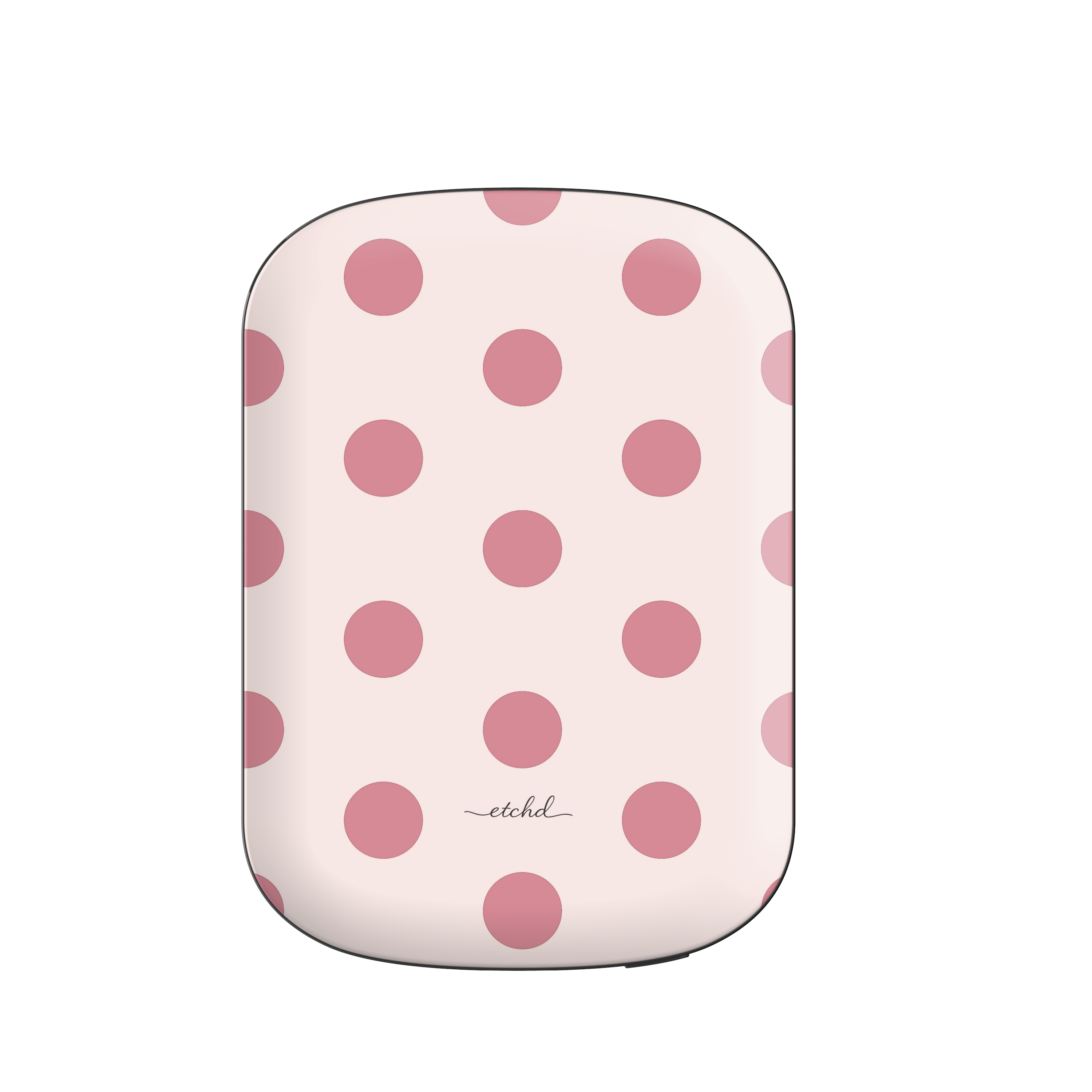 Blush Polka Dot Magnetic Powerbank by etchd