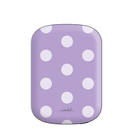 Cream & Lilac Polka Dot Magnetic Powerbank