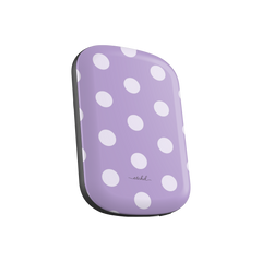 Cream & Lilac Polka Dot Magnetic Powerbank by etchd, view 2