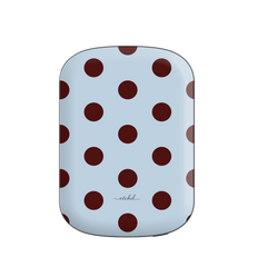 Blue & Cherry Polka Dot Magnetic Powerbank by etchd