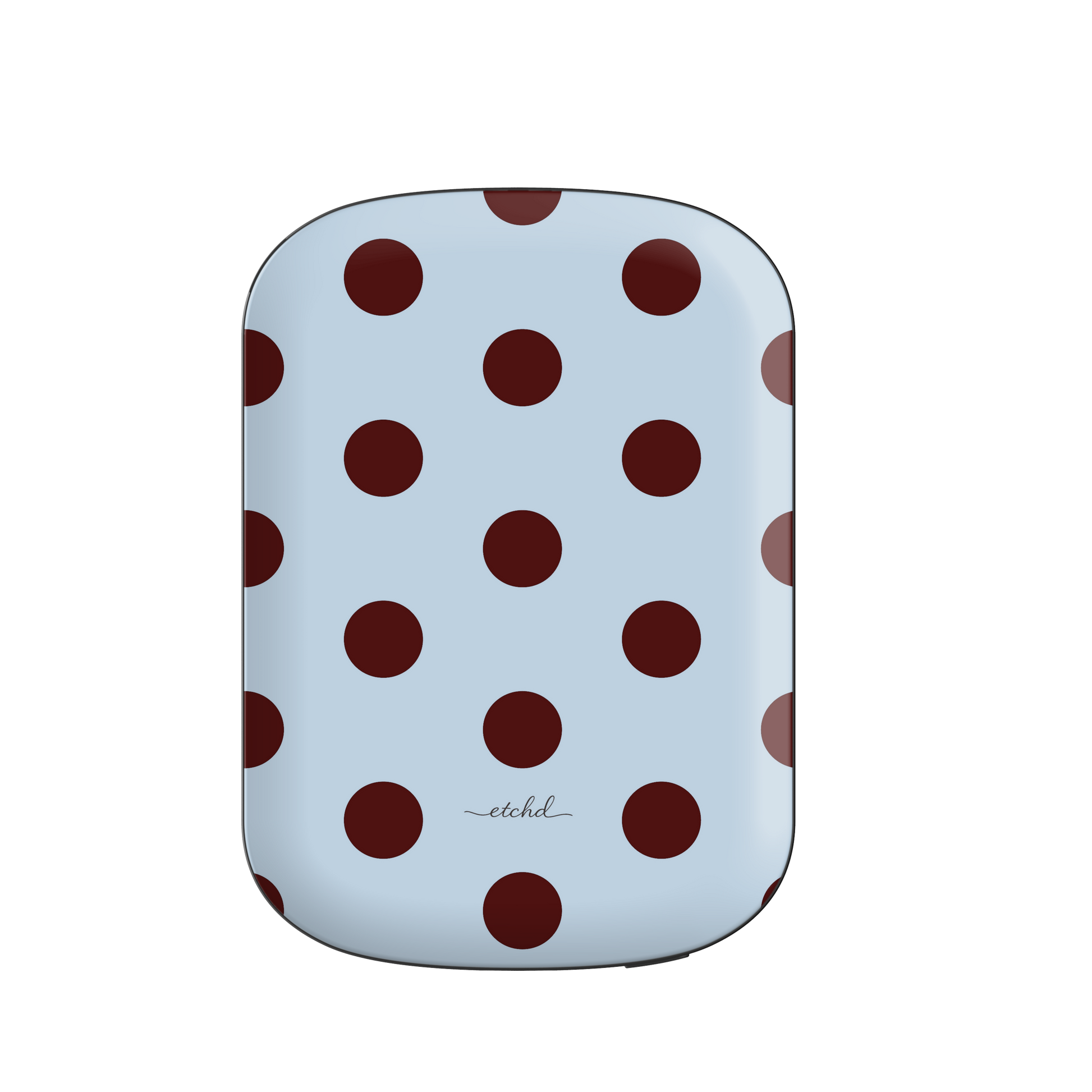 Blue & Cherry Polka Dot Magnetic Powerbank by etchd, view 5