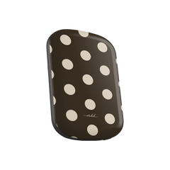 Cream & Brown Polka Dot Magnetic Powerbank by etchd, view 2
