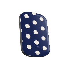 Cream & Navy Polka Dot Magnetic Powerbank by etchd, view 2