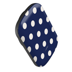 Cream & Navy Polka Dot Magnetic Powerbank by etchd, view 3