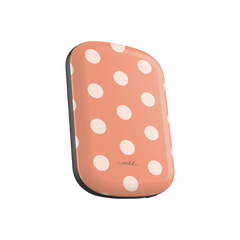 Cream & Coral Polka Dot Magnetic Powerbank by etchd, view 2
