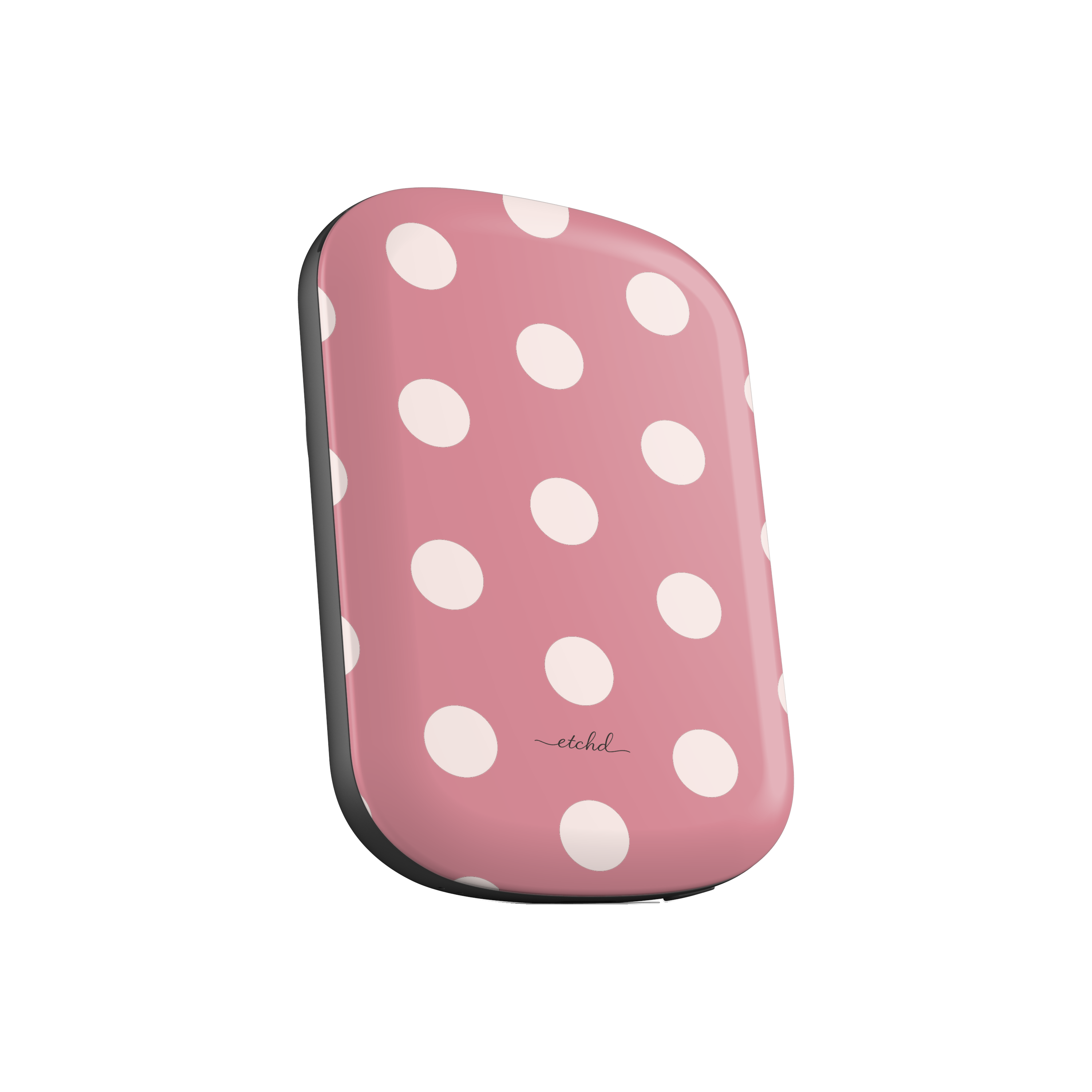 Cream & Blush Polka Dot Magnetic Powerbank by etchd, view 2