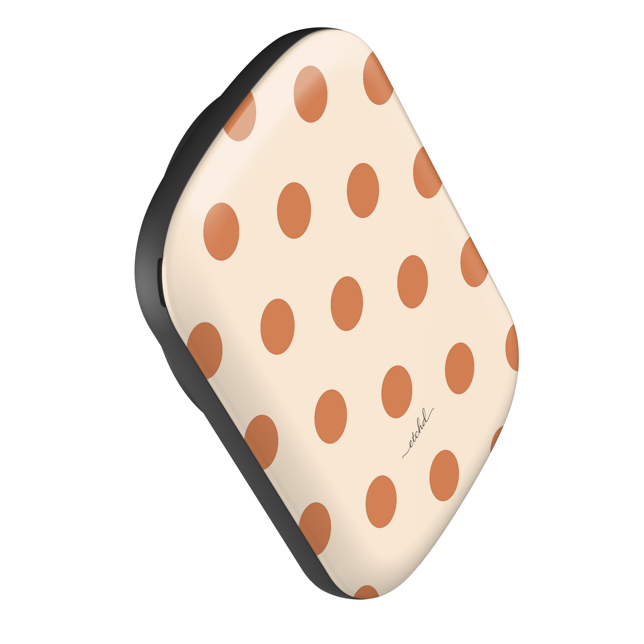 Terracotta Polka Dot Magnetic Powerbank by etchd, view 3