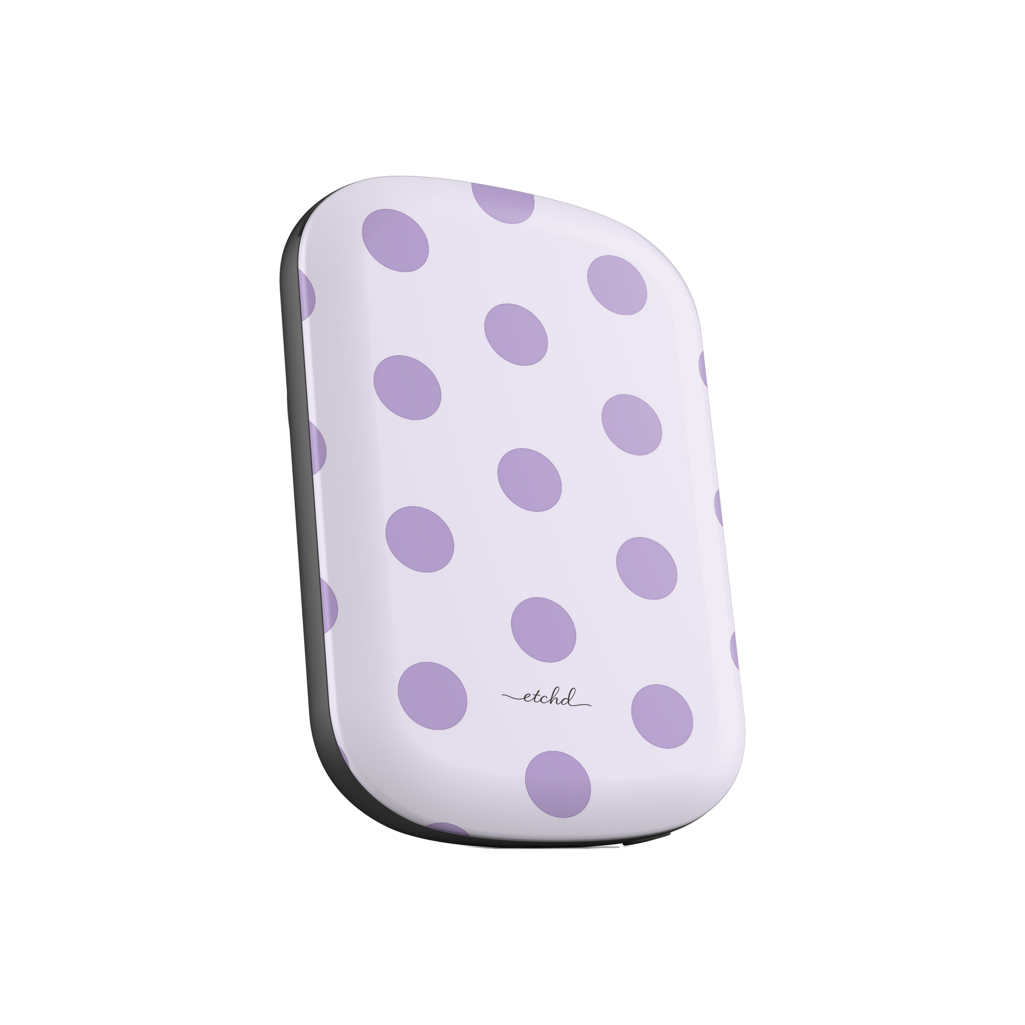 Lilac Polka Dot Magnetic Powerbank by etchd, view 2