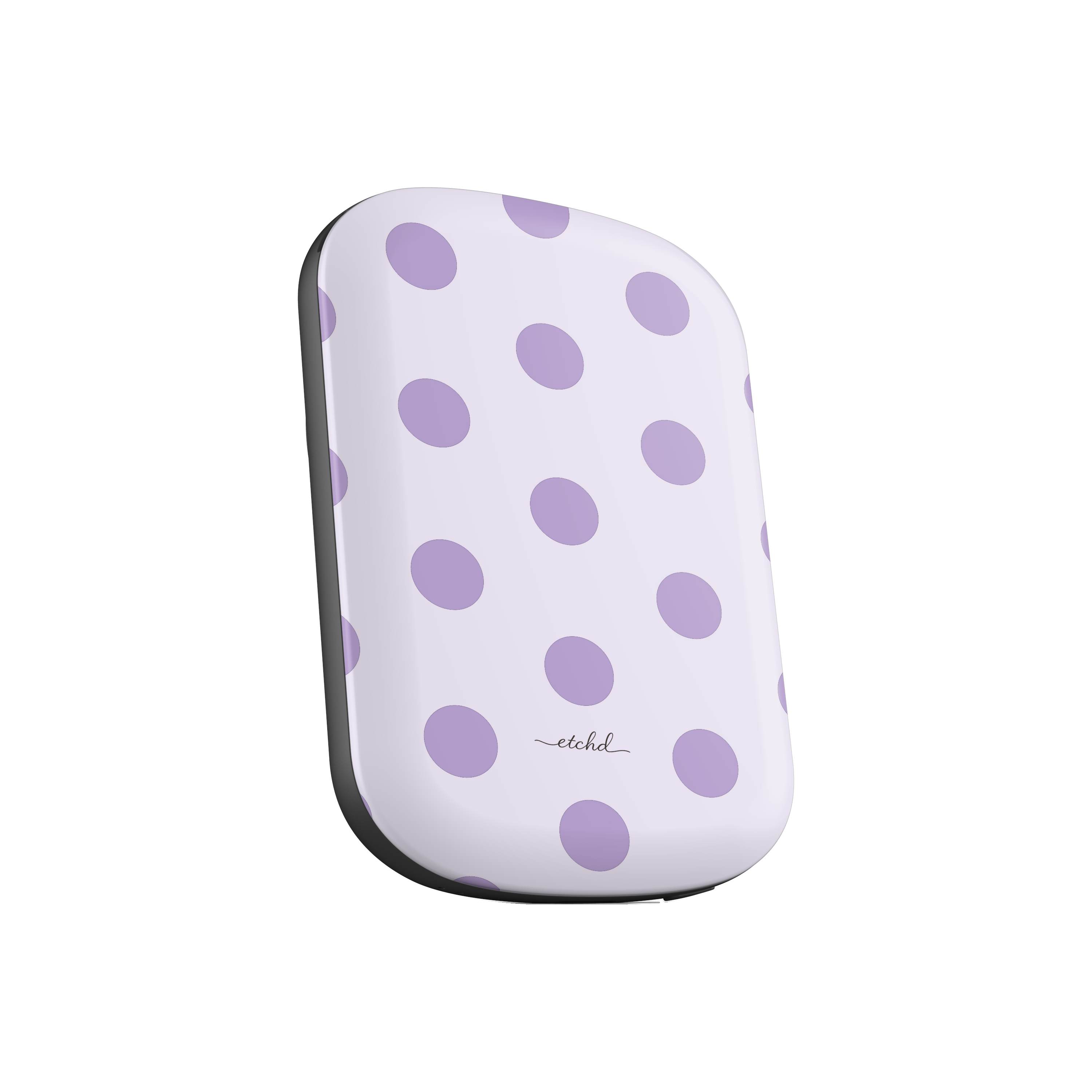 Lilac Polka Dot Magnetic Powerbank by etchd, view 2