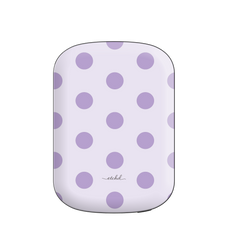 Lilac Polka Dot Magnetic Powerbank by etchd