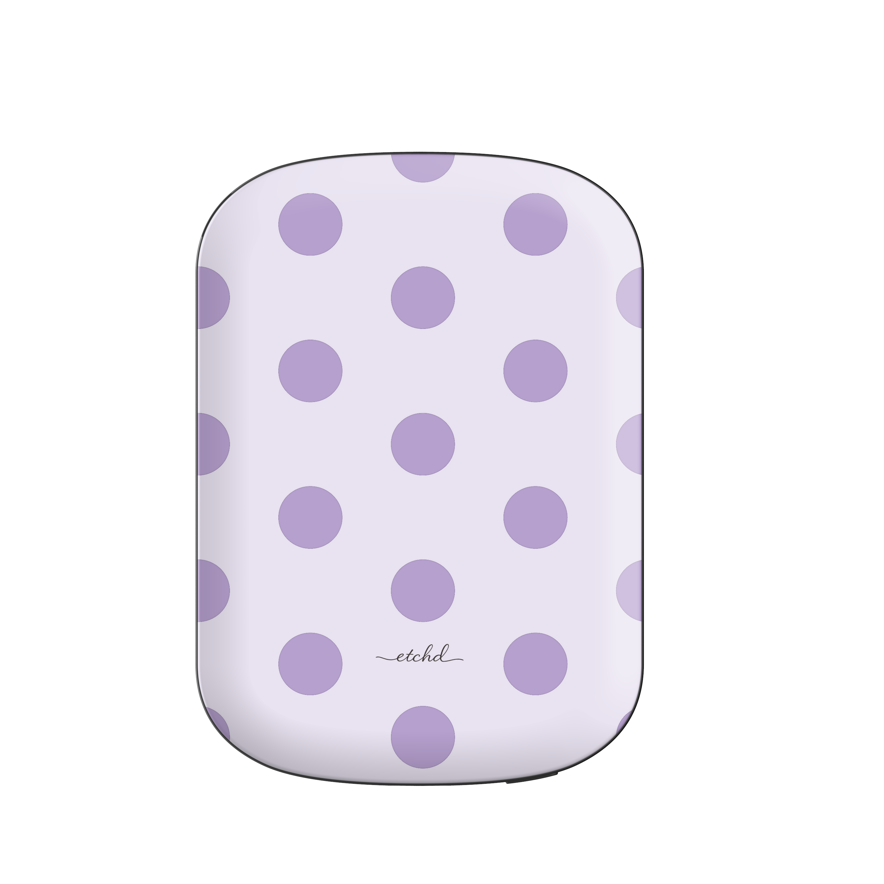 Lilac Polka Dot Magnetic Powerbank by etchd