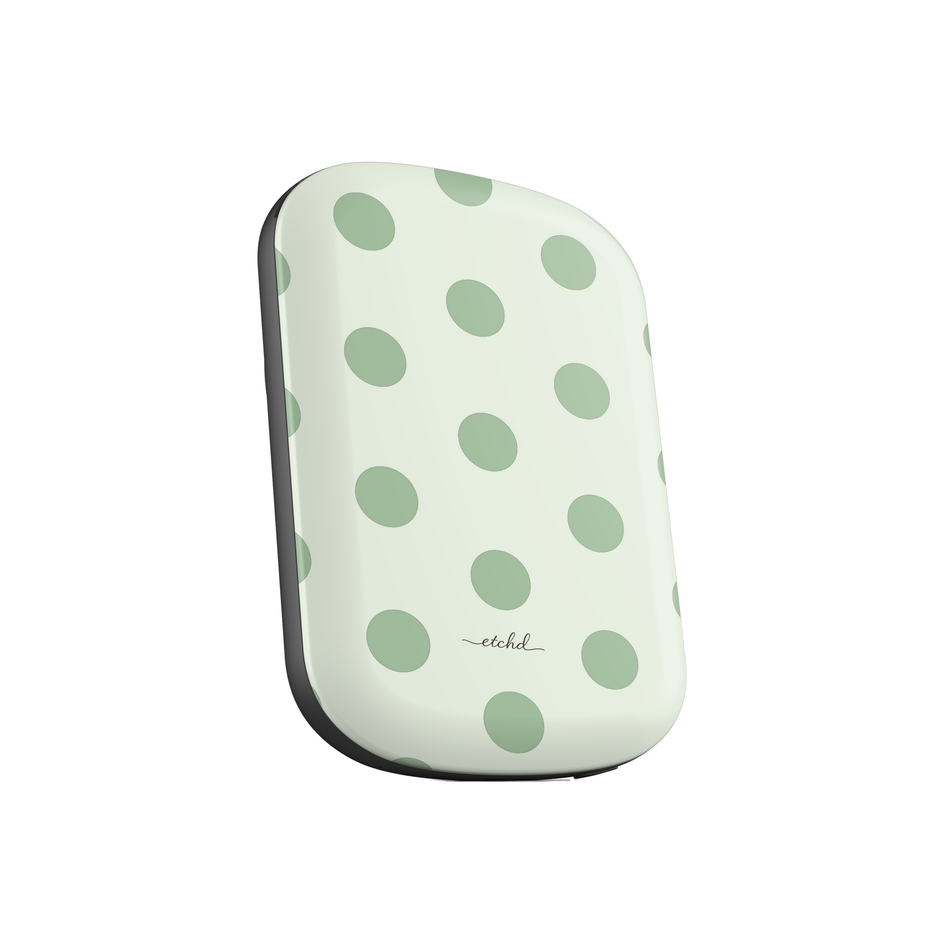 Sage Polka Dot Magnetic Powerbank by etchd, view 2