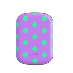Hypermint And Lilac Polka Dot Magnetic Powerbank by etchd