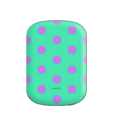 Lilac And Hypermint Polka Dot Magnetic Powerbank by etchd, view 5
