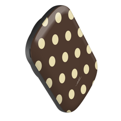 Brown And Butter Yellow Polka Dot Magnetic Powerbank by etchd, view 3