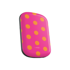 Orange And Pink Polka Dot Magnetic Powerbank by etchd, view 2