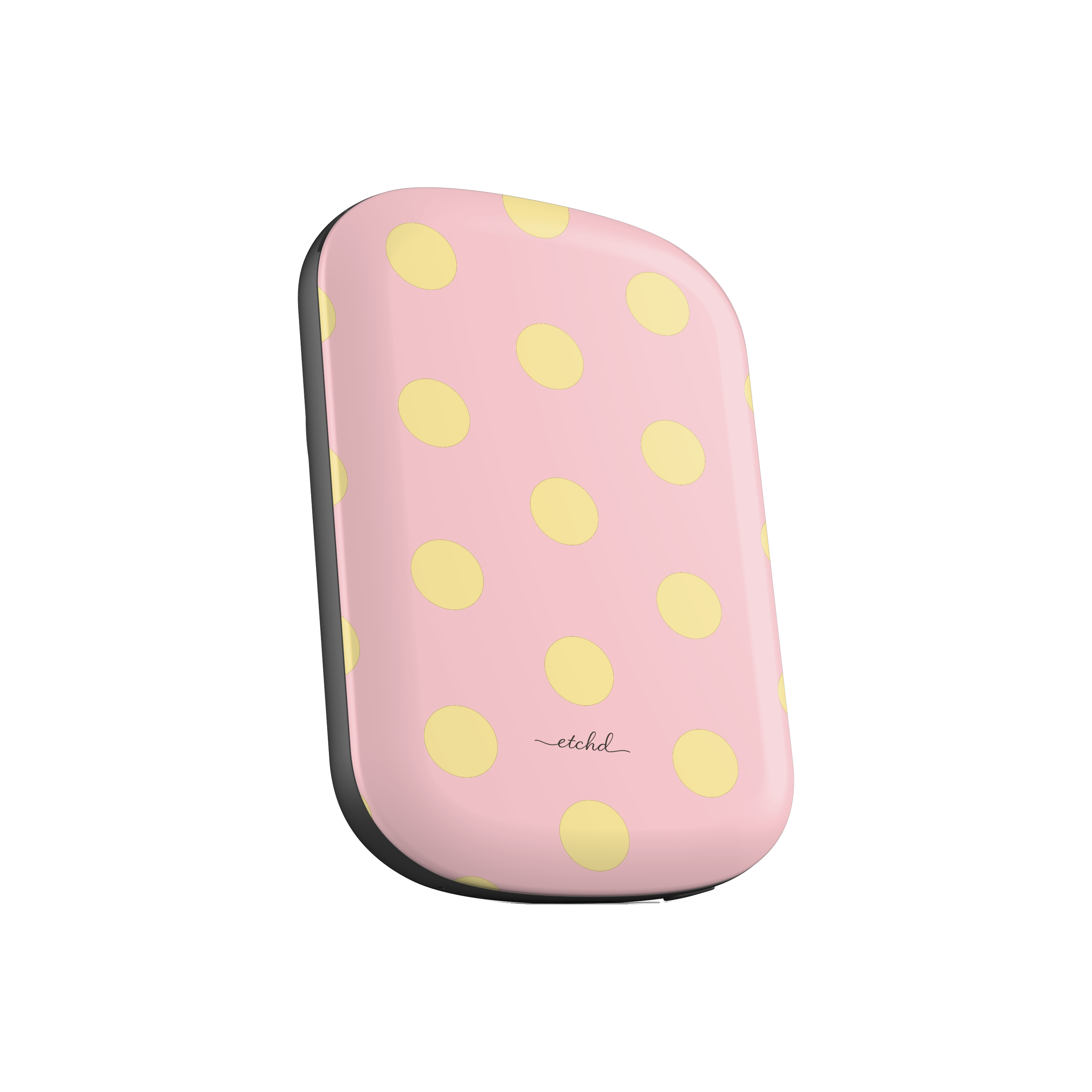 Butter & Pink Polka Dot Magnetic Powerbank by etchd, view 2